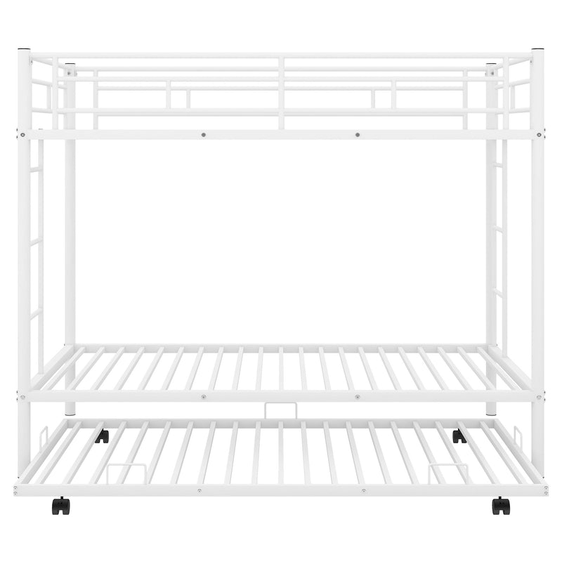 Twin Over Twin Bunk Bed With Trundle