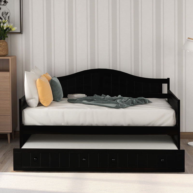 Wooden Daybed, Sofa Bed, No Box Spring Needed