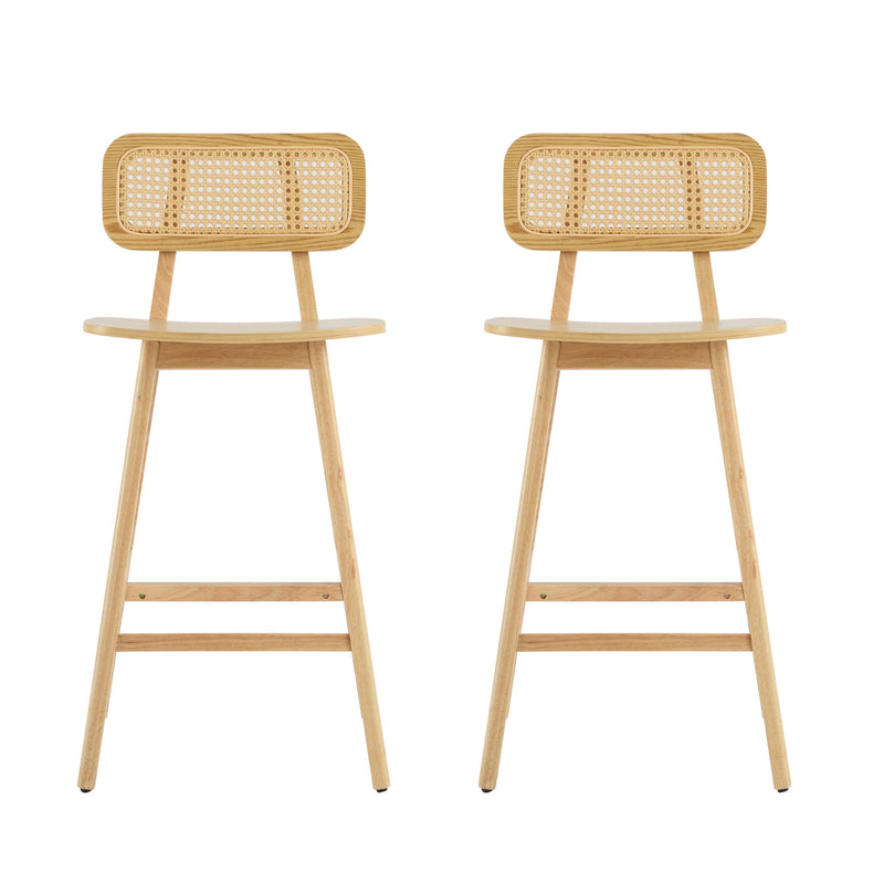Bari - Indoor Wood Barstool (Set of 2)
