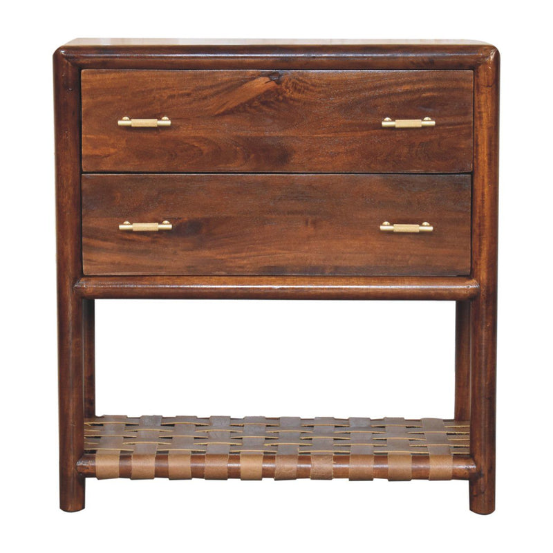 Regency - Woven 2 Drawer Nightstand - Brown