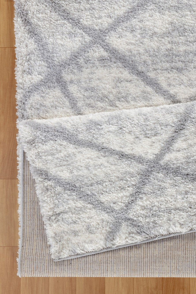 Loft Shag - 7'10" X 9'10" Polypropylene, Shaggy Area Rug - Gray