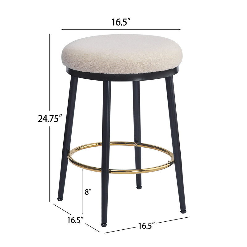 Stylish Design Counter Stools (Set of 2)