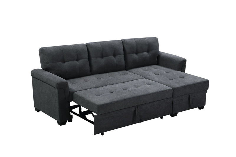 Lucca - Reversible Sectional Sleeper Sofa Chaise With Storage