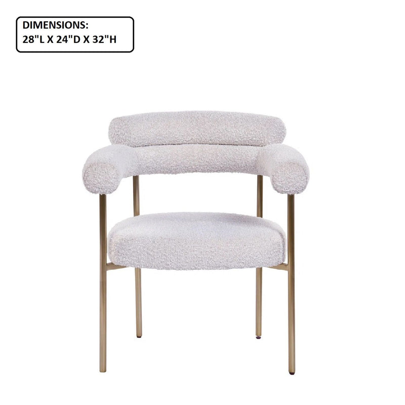 Dining Chairs With Armrests (Set of 2)