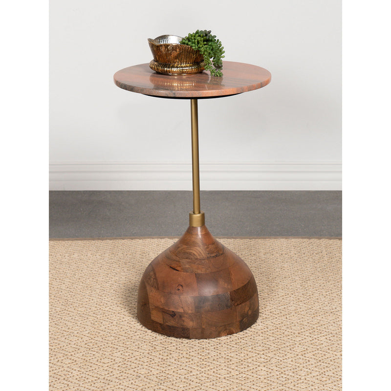 Emporia - Round Side Table - Peach