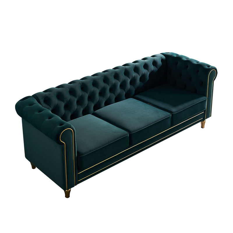Chesterfield - Sofa 84.65" For Living Room