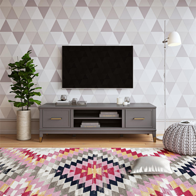 Westerleigh - TV Stand - Dark Gray