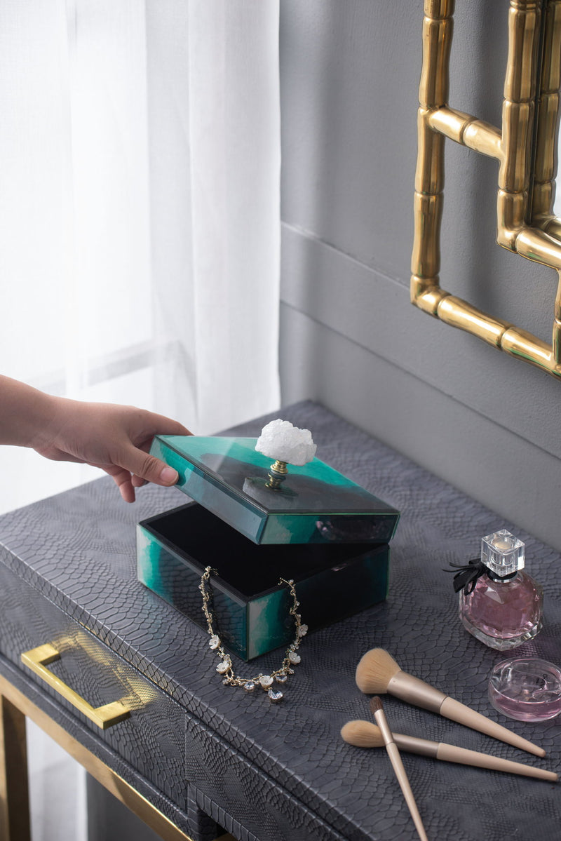 Bethany - Jewelry Box, Stackable Decorative Storage Boxes & Lids