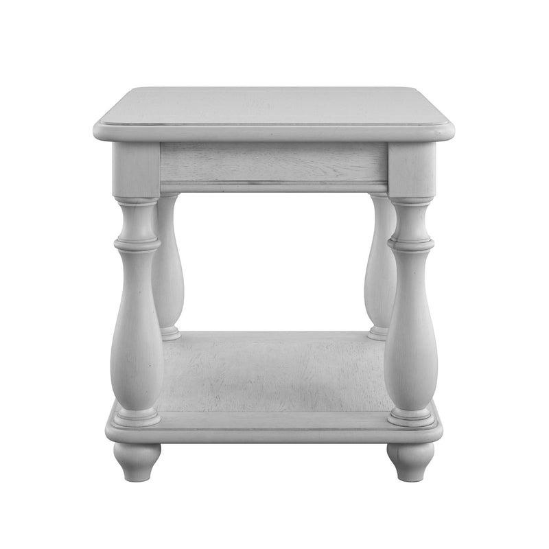 Square End Table - Gray