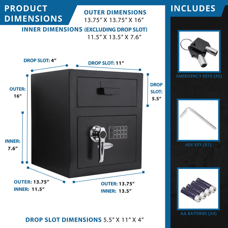 Durable Keypad Depository Safe