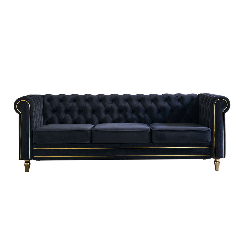 Chesterfield - Sofa 84.65" For Living Room