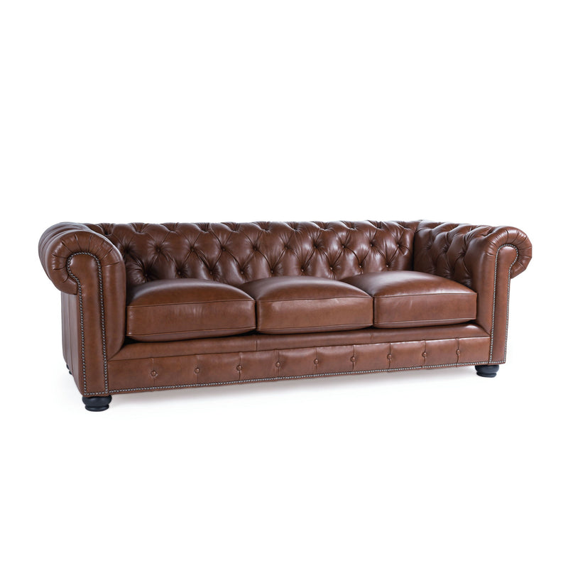 Traditional Tufted Chesterfield Nailhead Sofa