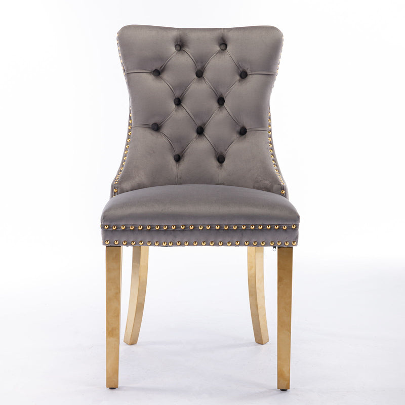Nikki - Modern, High-End Tufted Dining Chair (Set of 2)