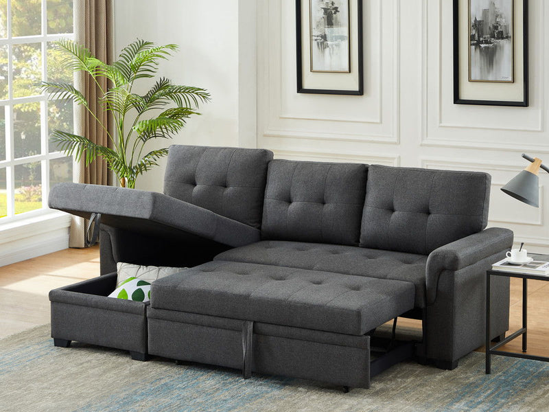 Destiny - Reversible Sleeper Sectional Sofa With Storage Chaise