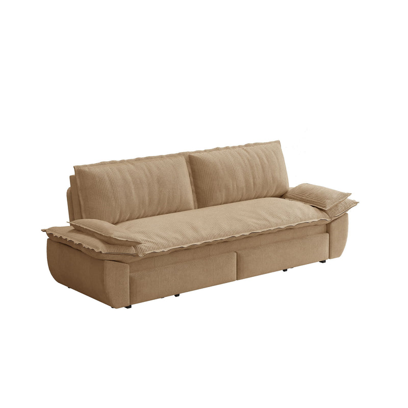 Queen Pull Out Bed, 3 In 1 Convertible Sleeper Sofa