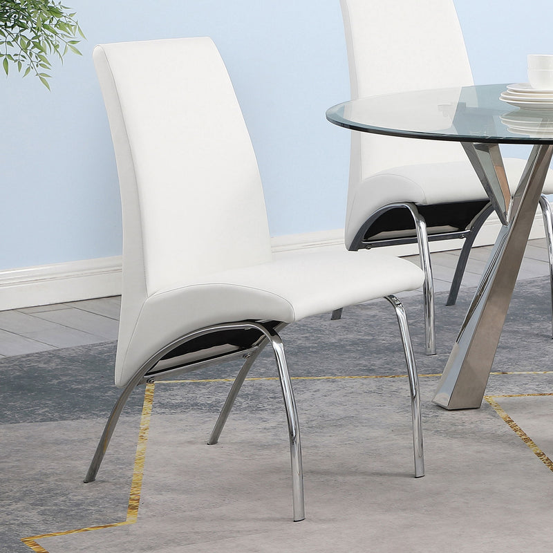Darby - Upholstered Dining Side Chair (Set of 2) - White