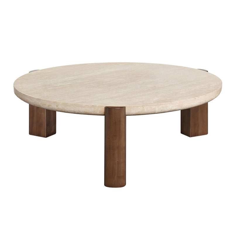 Leonardo - Coffee Table - Cream / Oak