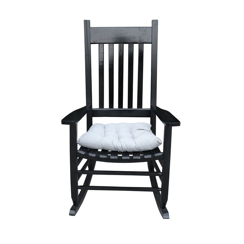Classic Wooden Porch Rocker Chair Populus Wood Comfortable Design