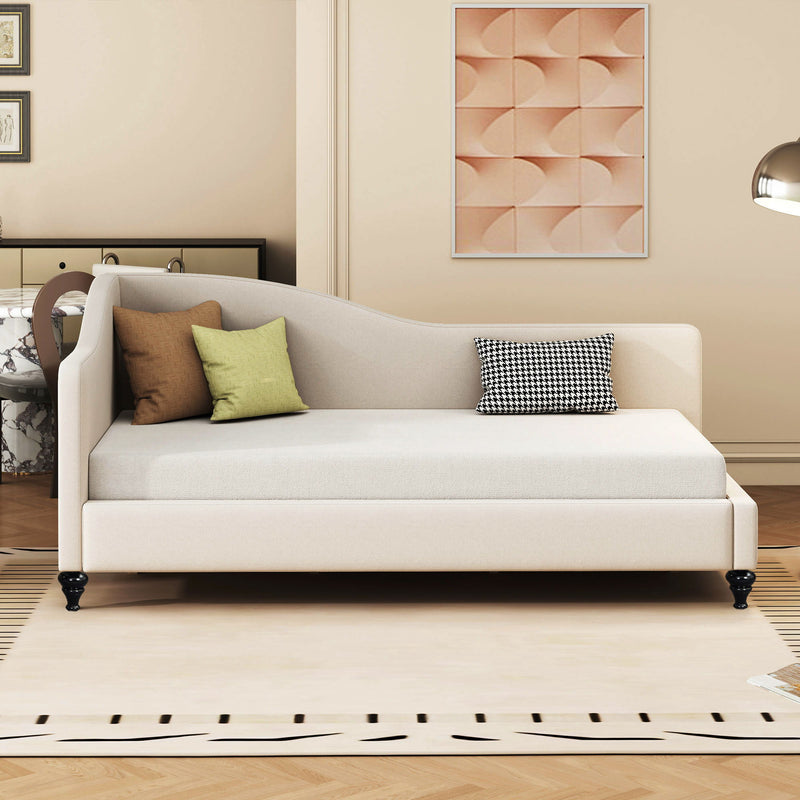 Modern L Shaped Daybed With Legs