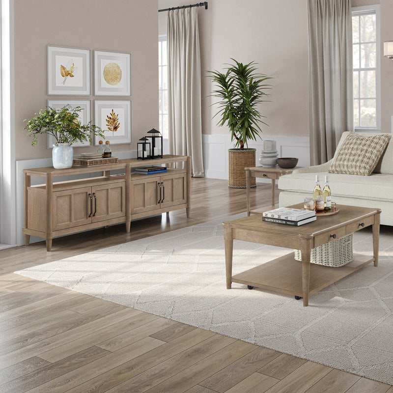 Entertainment Console With Storage - Sand