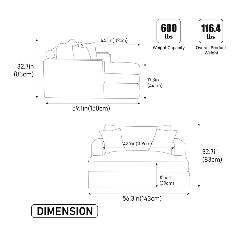 Wide Extra Large Sofa Bed