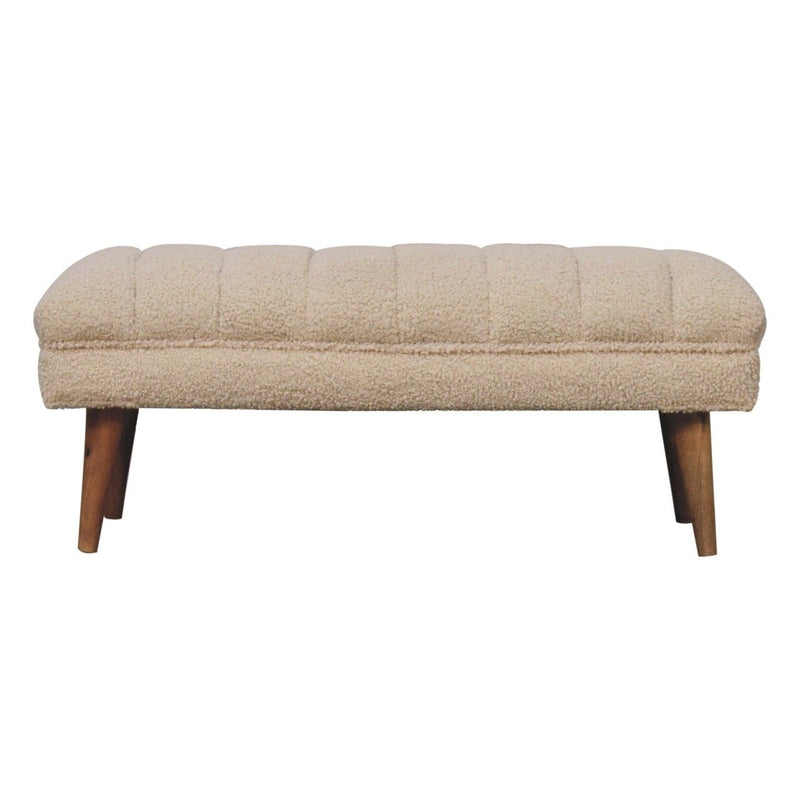 Puffer Bench - Beige
