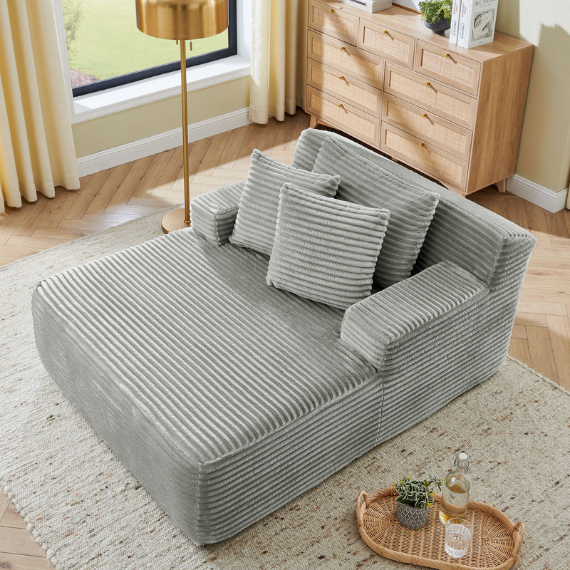 Modern Single Lazy Sofa Lounge Chair With High Density Foam