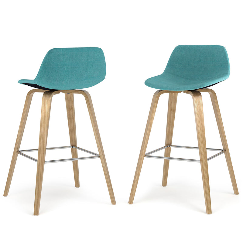 Randolph - Counter / Bar Height Stool (Set of 2) - Blue