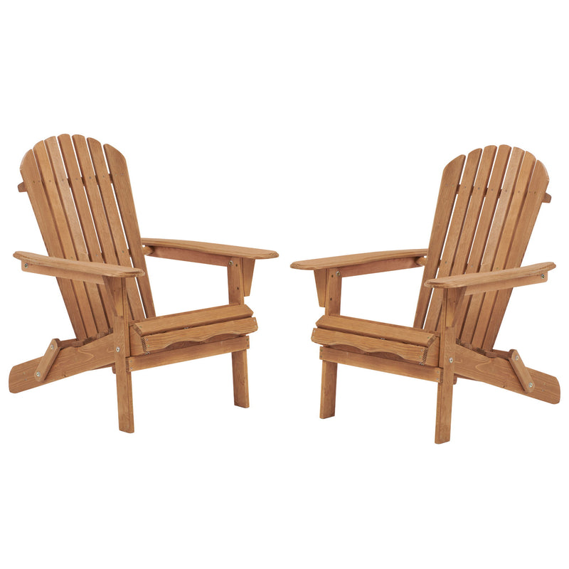Oversize Outdoor Folding Adirondack Chair, Patio Chair For Garden