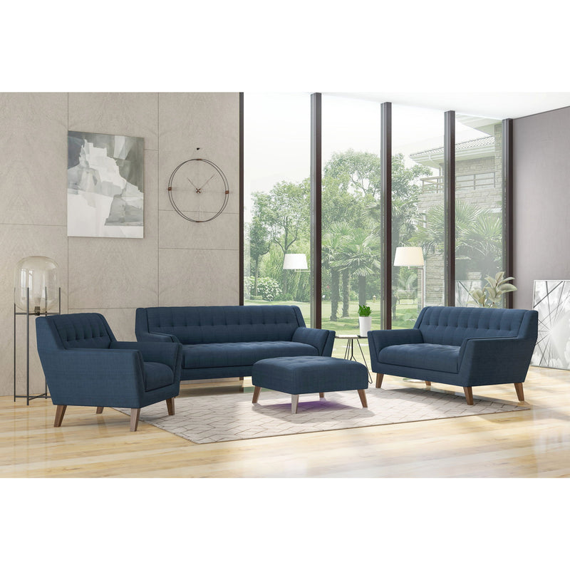 Loveseat - Blue - Fabric