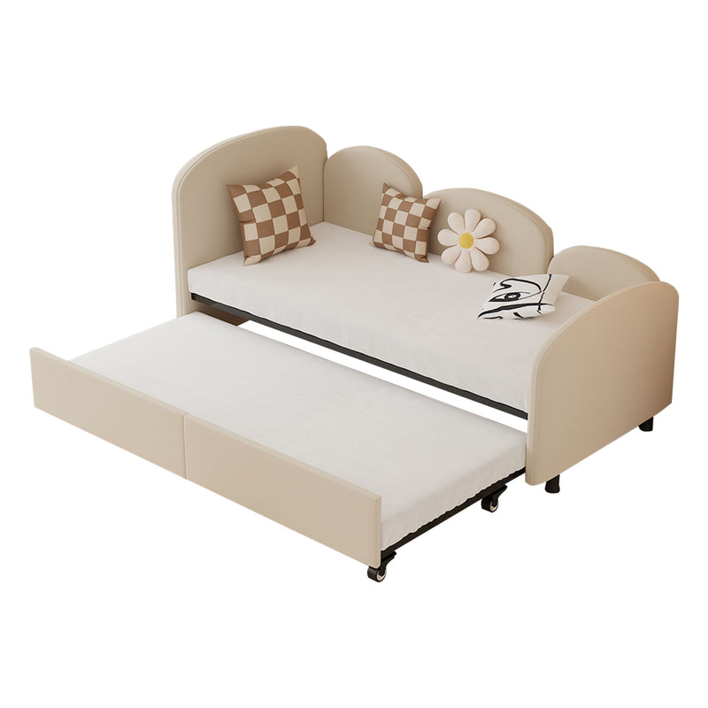 Modern Upholstered Daybed With Additional Bed Frame