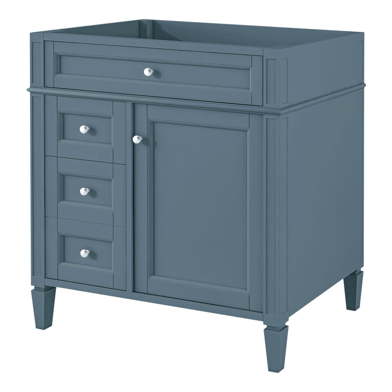 Bathroom Vanity With 2 Drawers And Tip-Out Drawer, Storage Cabinet