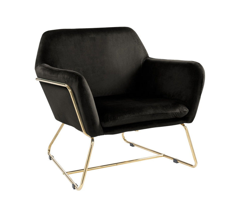 Keira - Accent Chair With Metal Base