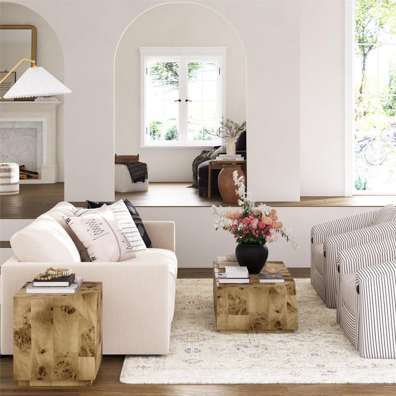 Moxie - 3 Piece Coffee And End Table Set - Brown