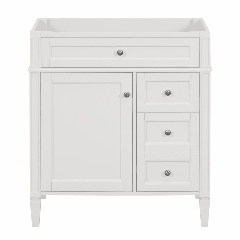 Bathroom Vanity With 2 Drawers And Tip-Out Drawer, Storage Cabinet