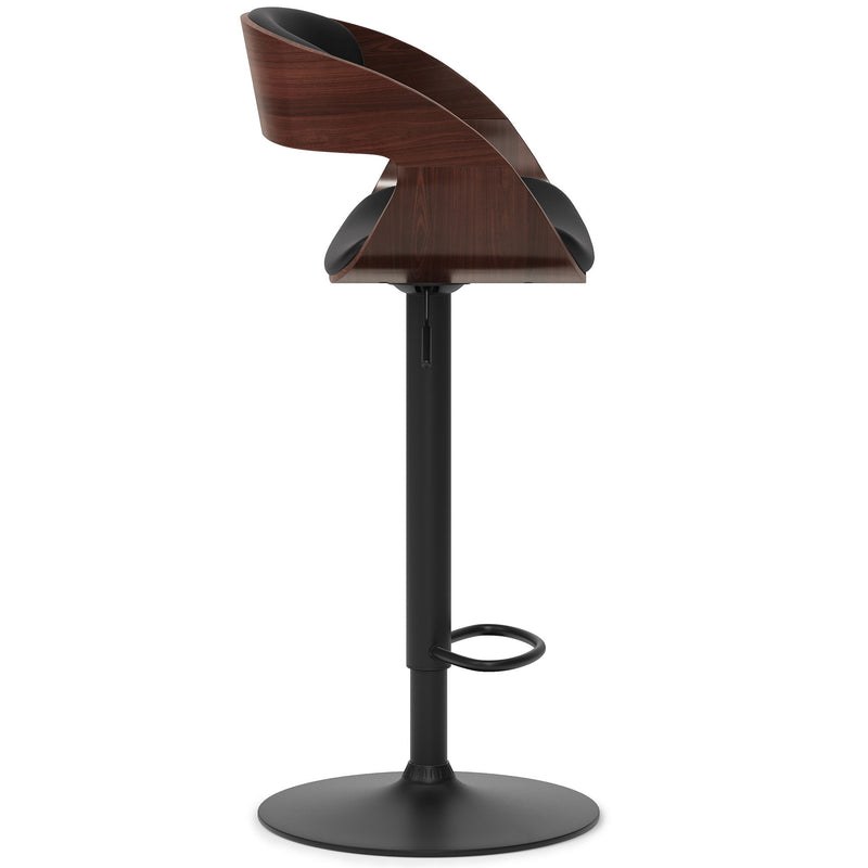 Archer - Adjustable Swivel Bar Stool - Black