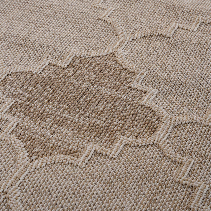 Guros - 8' X 10' Trellis Indoor / Outdoor Area Rug - Cream