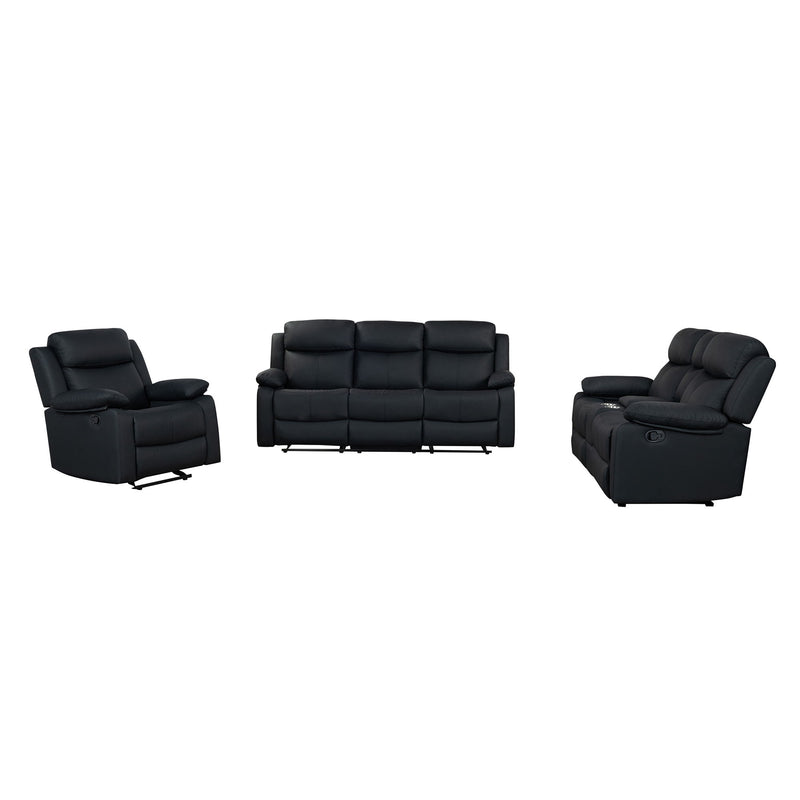 Blanche - Reclining Set With LED Lights With Pillow Top Arms