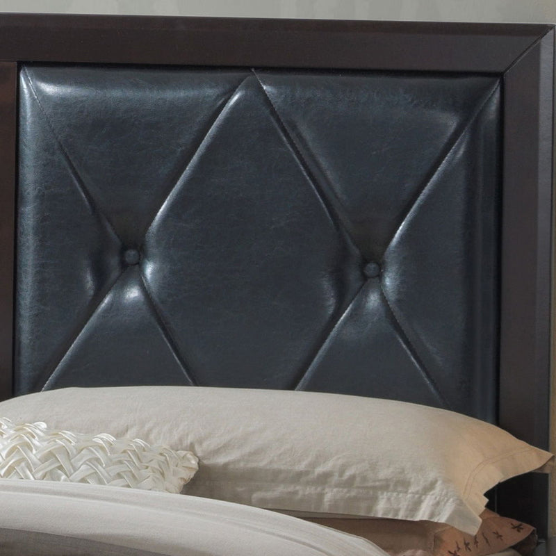 Padded Headboard Bed