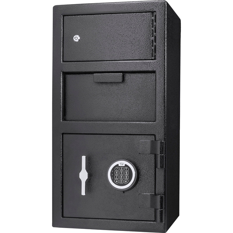 Large Locker Depository Safe With Digital Keypad 0 72 0 78 Cubic Ft - Black