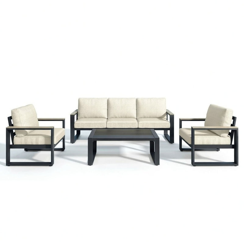 Modern Outdoor Sofa Set With Coffee Table
