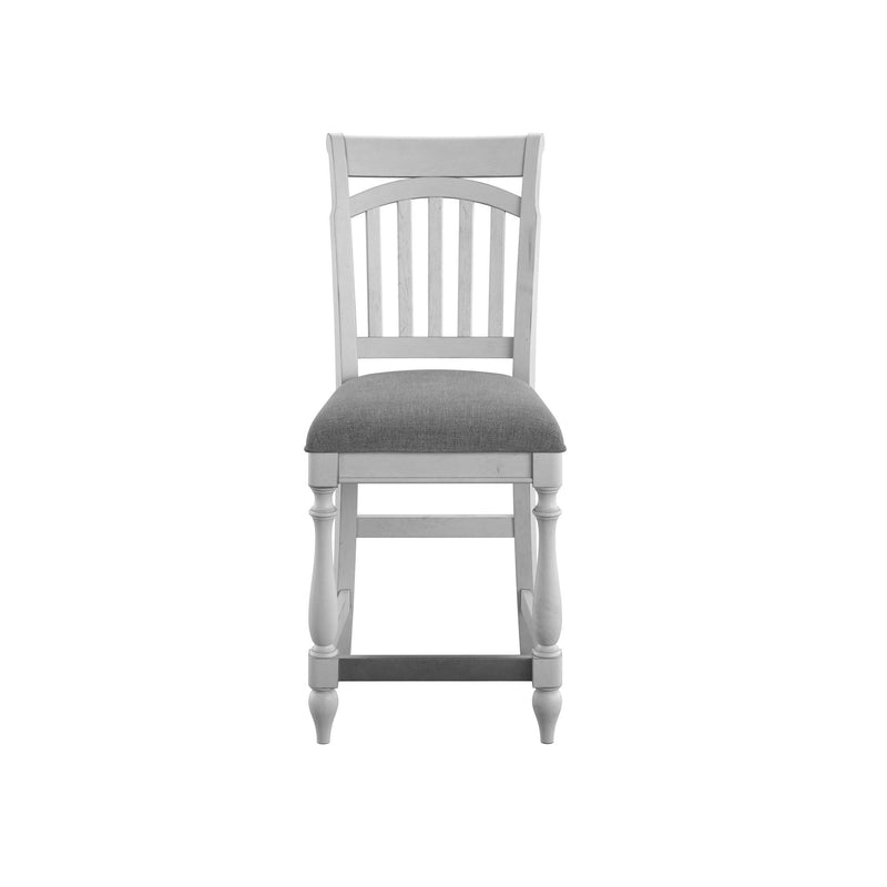 Slat Back Barstools (Set of 2) - Gray