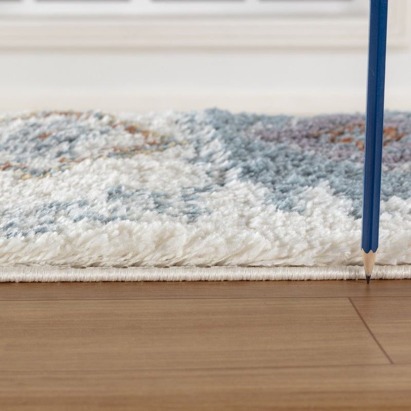 Loft Shag - 7'10" X 9'10" Shaggy Area Rug - Ivory