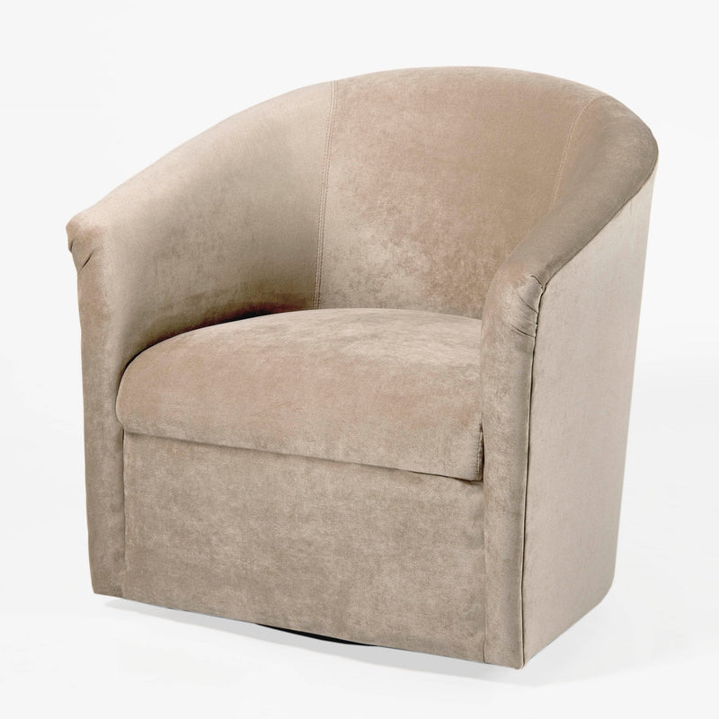 Eden - Swivel Chair With Upholstery And Hardwood Frame