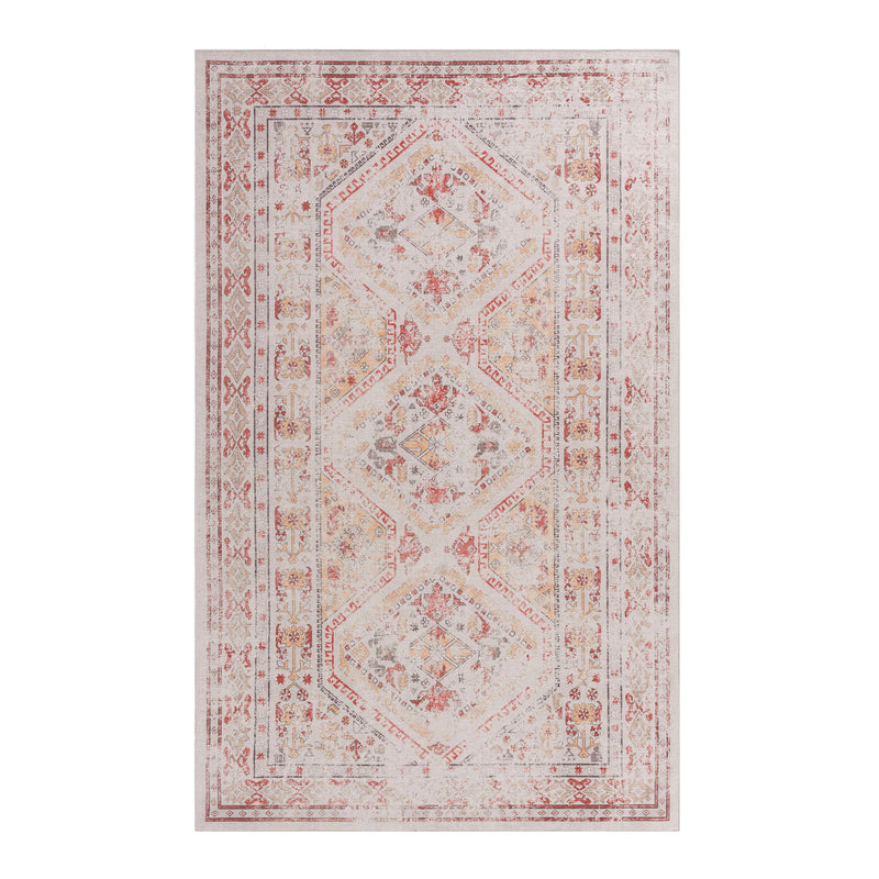 Maval - 8' X 10' Washable Area Rug - Beige
