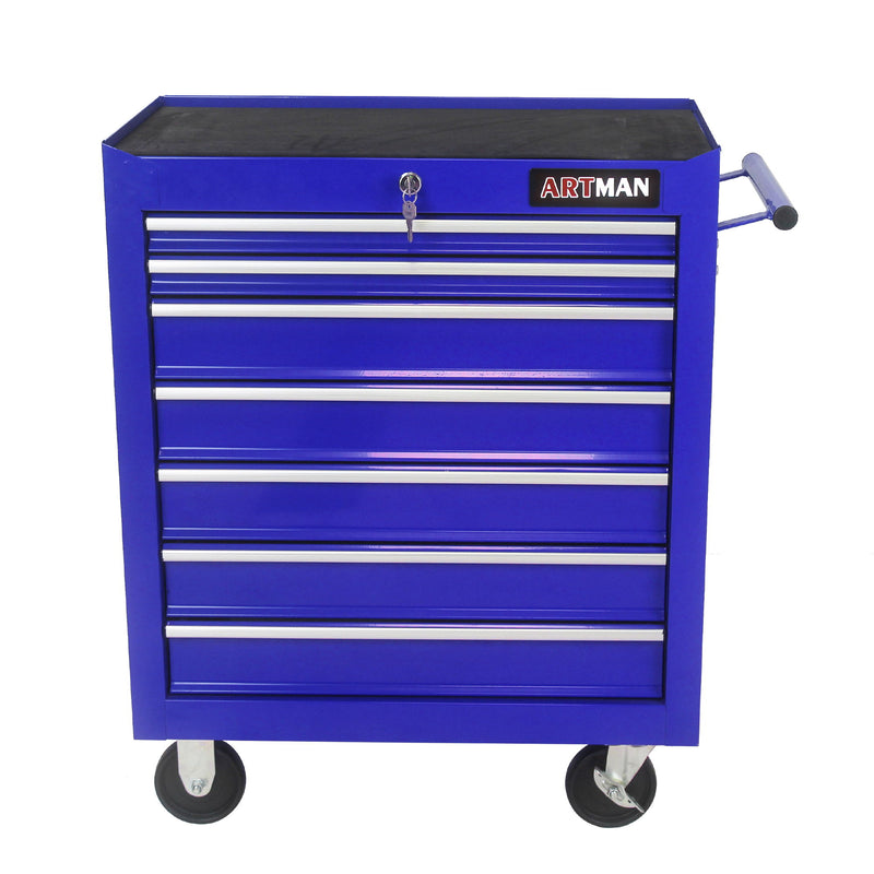 Multifunctional Tool Cart With Wheels And Drawers