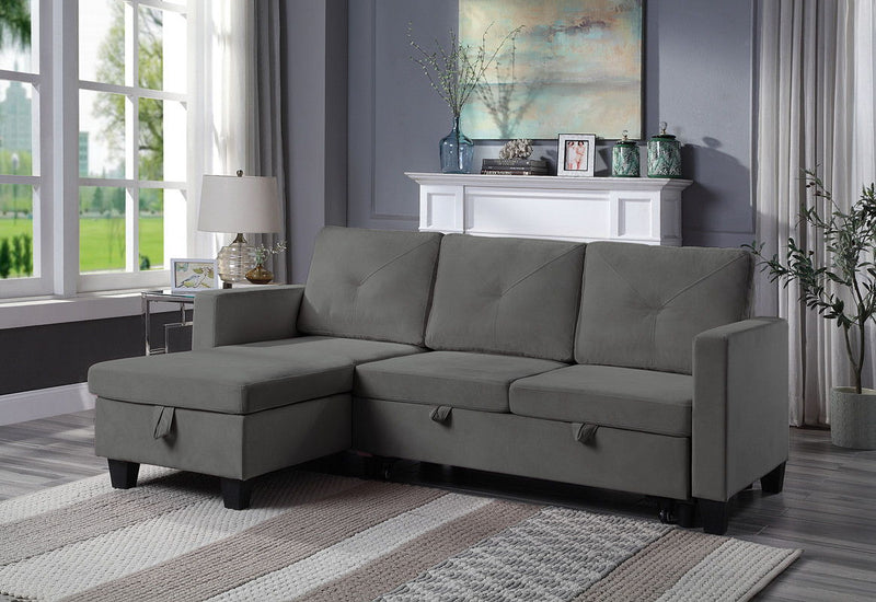 Nova - Reversible Sleeper Sectional Sofa With Storage Chaise