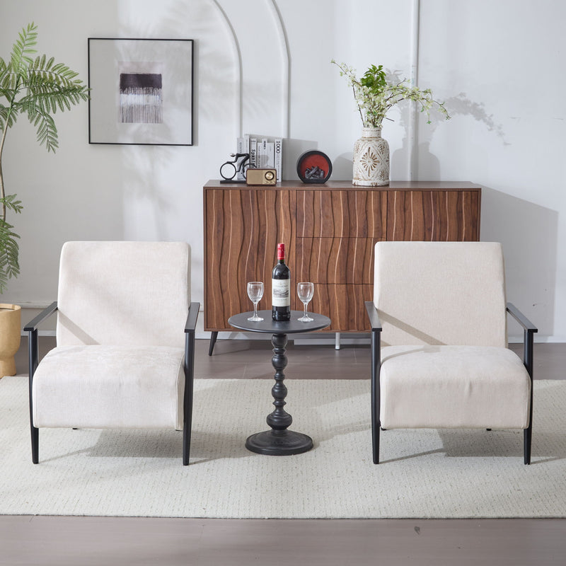 Modern Lounge Chair With Upholstery