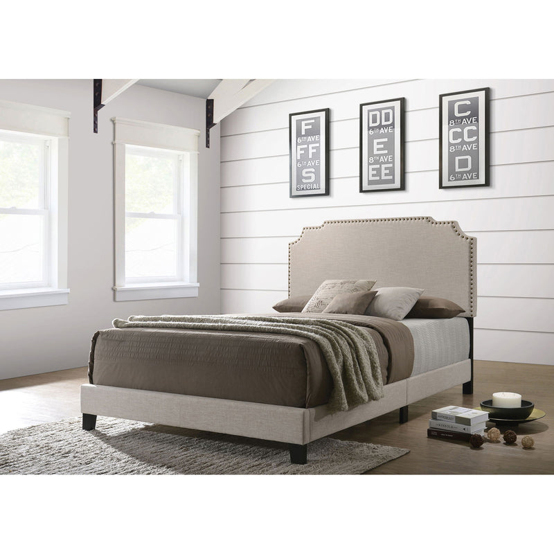 Copper - Eastern King Panel Bed - Beige