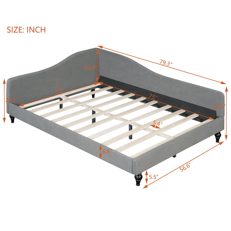 Modern L Shaped Daybed With Legs